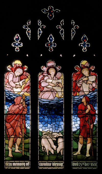The Annunciation To The Shepherds by Edward Burne Jones